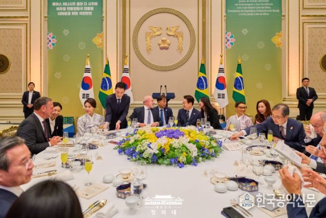 '룰라' 브라질 대통령 내외 국빈 방한 - 국빈만찬(청와대)